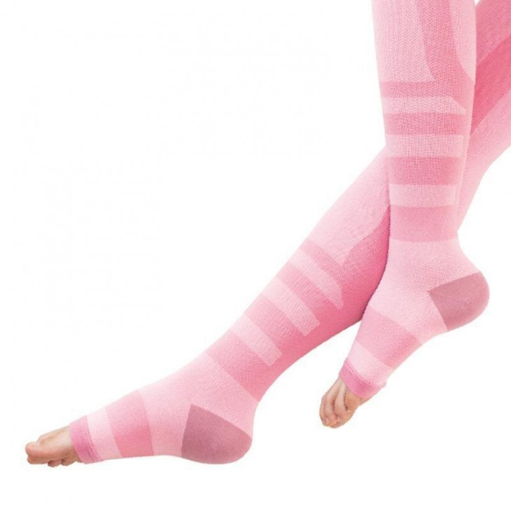 日本 NEEDS LABO 腿部醫學加壓套 (粉紅色兩件裝)