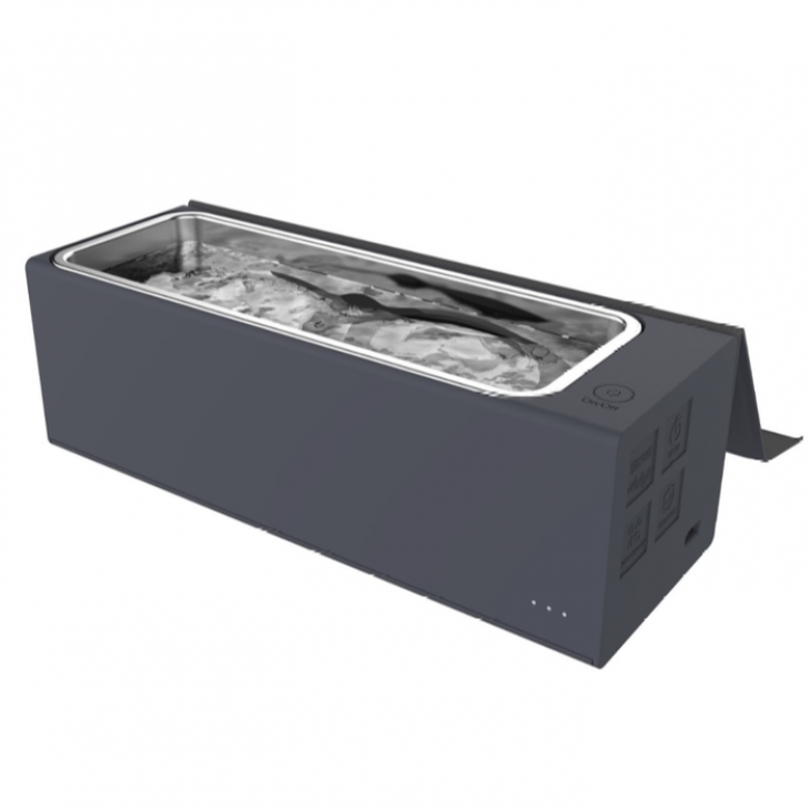 LUNON 可攜式超聲波清洗器 (電池版) 灰色
