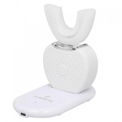 美國 V-WHITE 全自動牙齒清潔 免提電動 (白色)