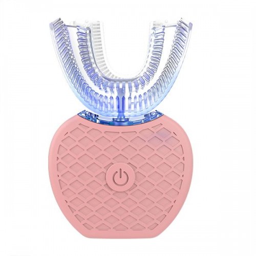 美國 V-WHITE 全自動牙齒清潔 免提電動 (粉紅色)