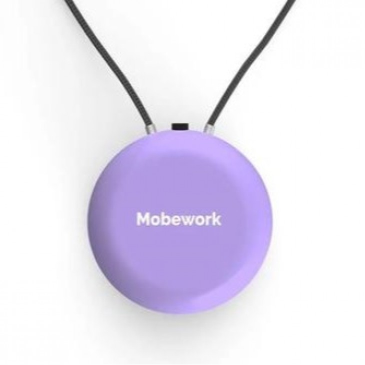 MOBEWORK Air Purifier V2 隨身負離子淨化器 (紫色)