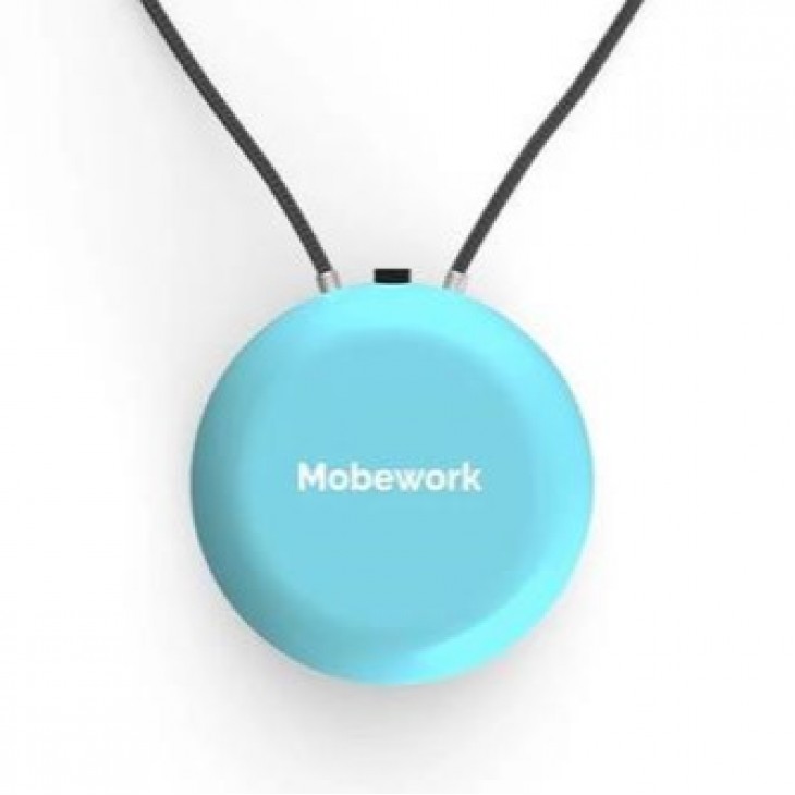 MOBEWORK Air Purifier V2 隨身負離子淨化器 (淺藍色)
