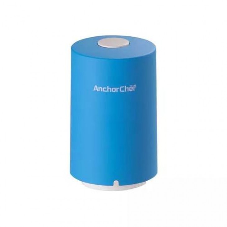 ANCHORCHEF 迷你 USB 真空機 (藍色套裝: 真空機1部＋22*28cm 食物袋5個)