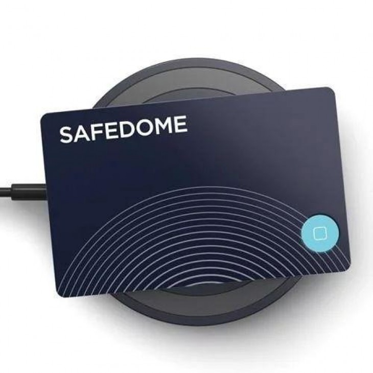 澳洲 SAFEDOME Recharge 智慧藍牙追蹤卡+Qi無線充電座