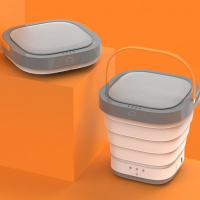 日本 YOHOME 便攜式折疊洗衣機 (白色)