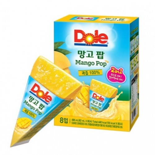 DOLE - FRUIT POP 果汁冰 (芒果汁100%) 62ml x8pcs