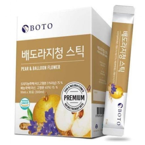 韓國 Boto 濃縮桔梗水梨汁 10g x30包