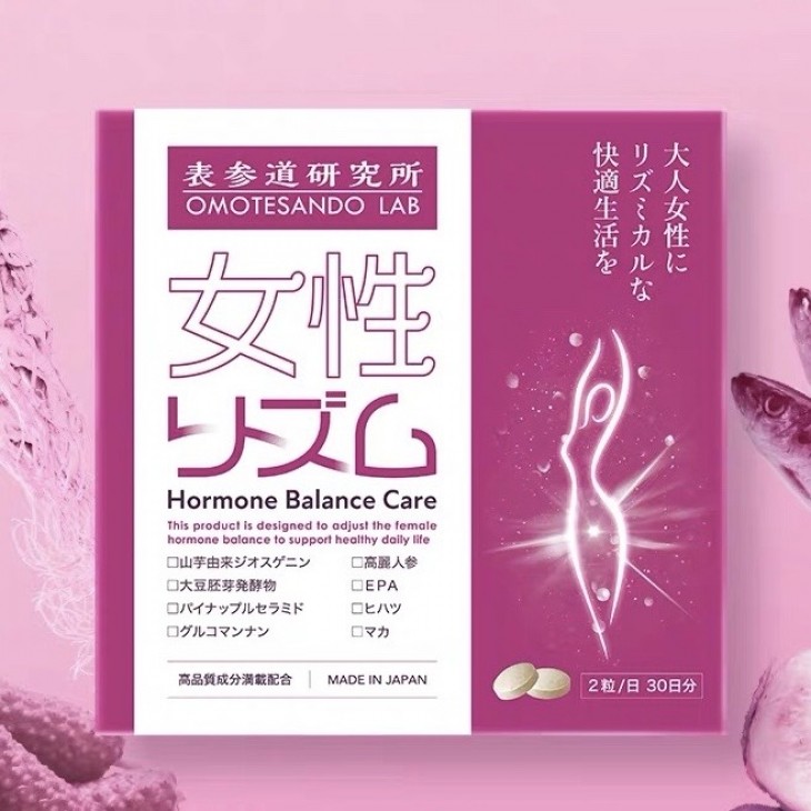 日本表參道研究所女性荷爾蒙補充片平衡雌激素緩解焦慮 60粒/盒