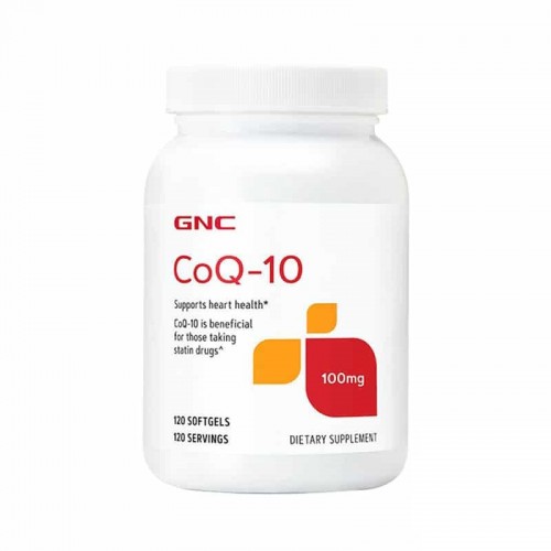 美國 GNC CoQ-10輔酶100mg軟膠囊 120粒