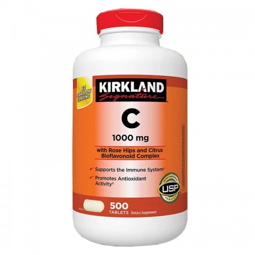 美國 KIRKLAND 維他命C 1000mg片劑 500粒