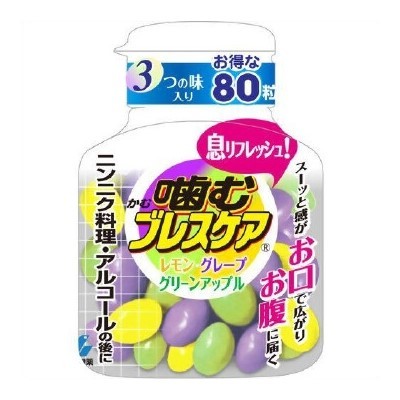 小林製藥Breath Care口氣芳香糖(什錦口味)80粒