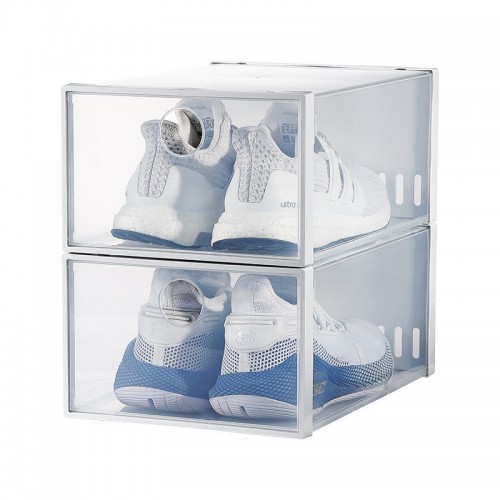 日式防塵透明鞋子收納盒