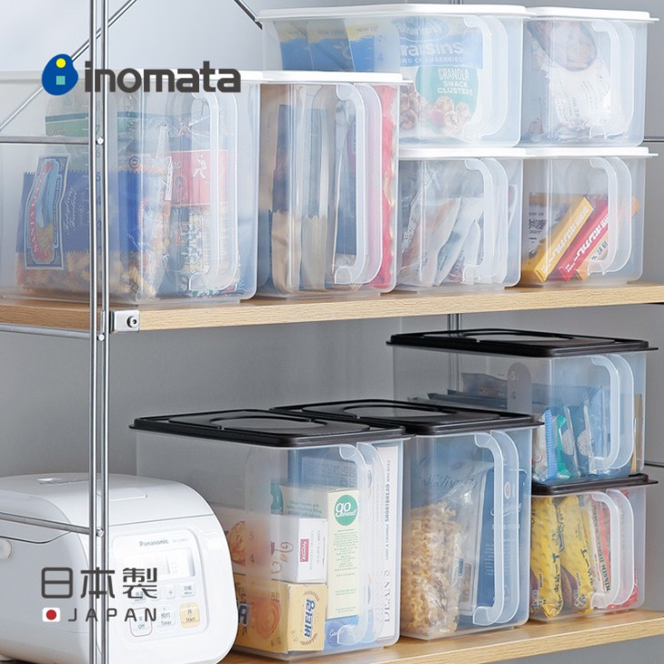 日本製inomata密封儲物箱收納箱 8L
