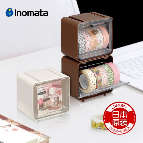 日本製inomata桌面辦公室文具收納盒