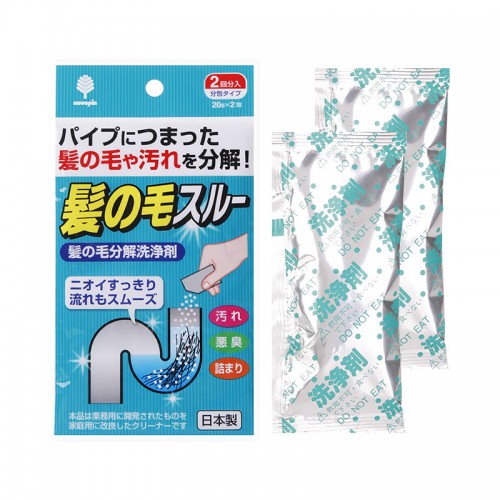 日本KOKUBO浴室排水管毛髮分解劑疏通劑