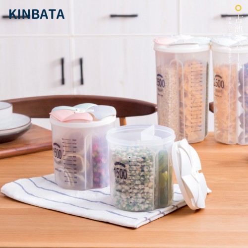 日本KINBATA便利分格儲物密封罐 五谷雜糧收納盒儲物罐