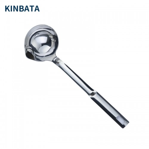 日本KINBATA不銹鋼油湯分離濾湯勺