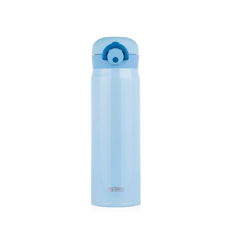 THERMOS 500毫升真空保溫瓶 (淺藍) 超輕