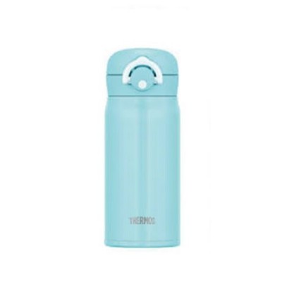 THERMOS 350毫升真空保溫瓶 (淺藍) 超輕