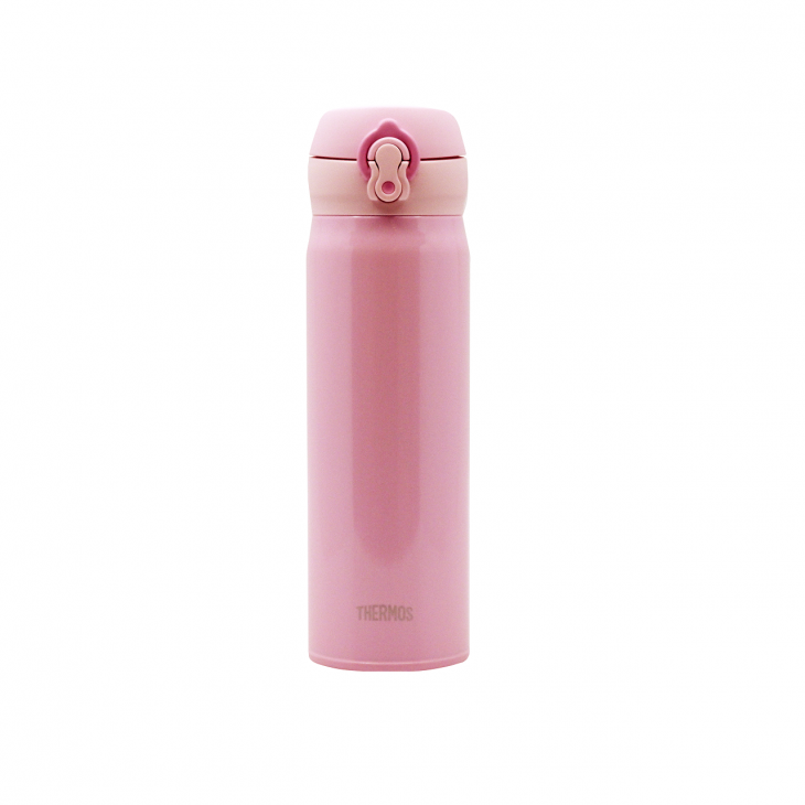 THERMOS 500毫升真空保溫瓶 (粉紅) 超輕