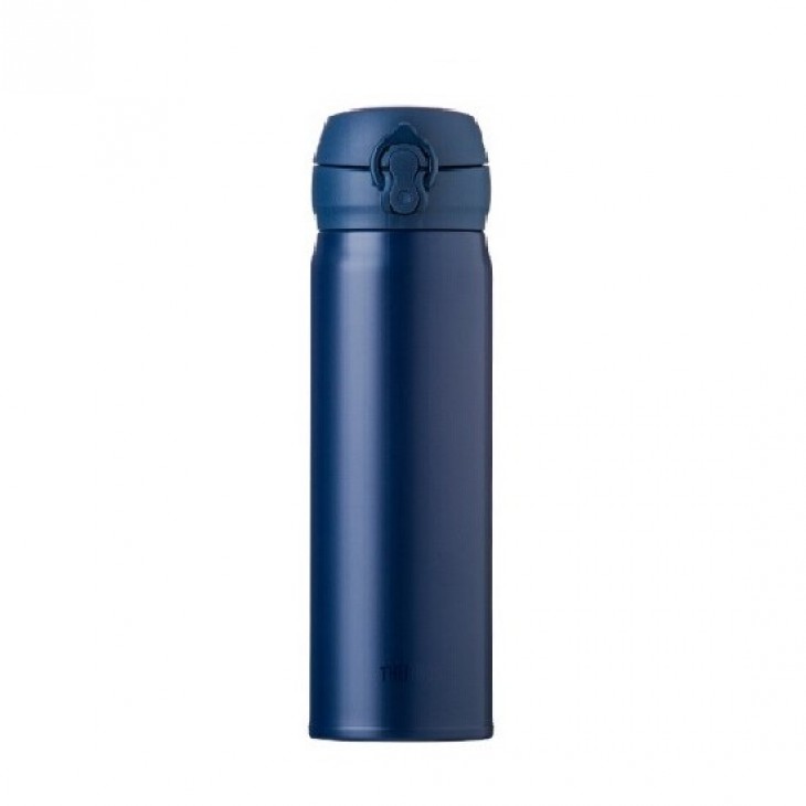 THERMOS 500毫升真空保溫瓶 (深藍) 超輕