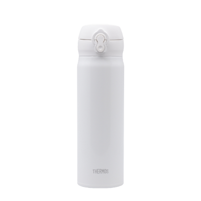 THERMOS 500毫升真空保溫瓶 (亮白色) 超輕