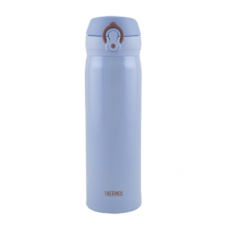 THERMOS 500毫升真空保溫瓶 (天藍色) 超輕