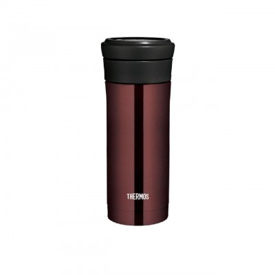 THERMOS 500毫升真空茶隔保溫瓶 (棕色) 連茶隔