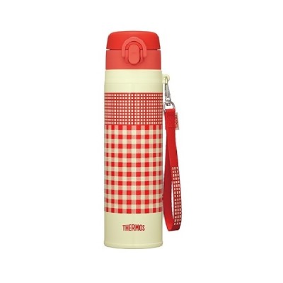 THERMOS 550毫升真空保溫瓶 (橙紅小格)