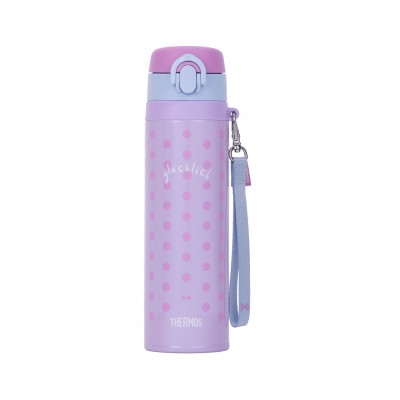 THERMOS 550ml Vacuum Insulated Bottle (Purple Dotted)