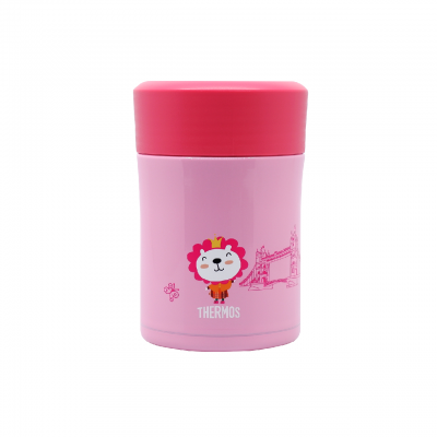 THERMOS 470毫升真空燜燒罐 (小獅子 - 粉紅)