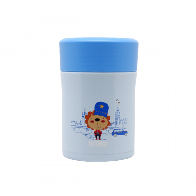 THERMOS 470毫升真空燜燒罐 (小獅子 - 淺藍)