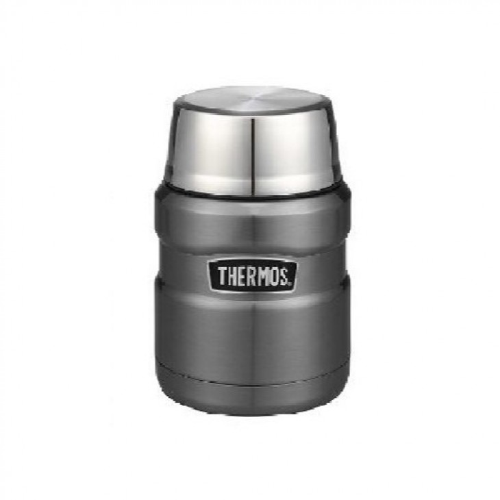 THERMOS 470毫升真空燜燒罐 (銀灰色)