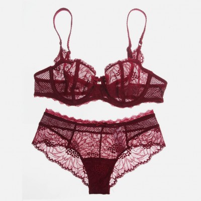 Sexy Lace Bra Set