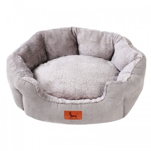貝殼型毛絨柔軟舒適寵物床貓狗通用保暖可水洗