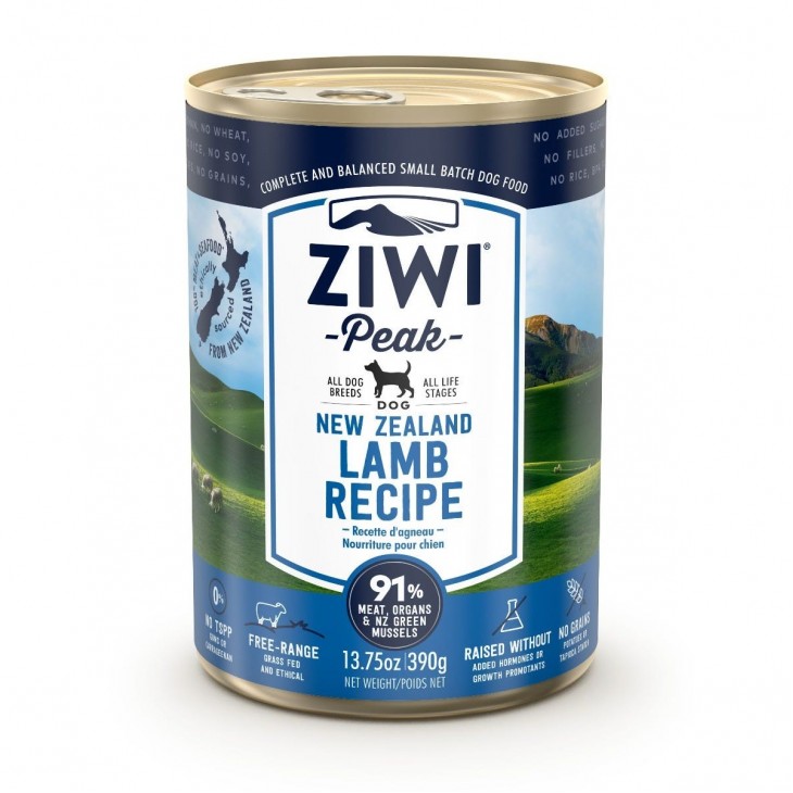 Ziwipeak - 鮮肉狗罐頭 (羊肉配方) 390g (狗濕糧)
