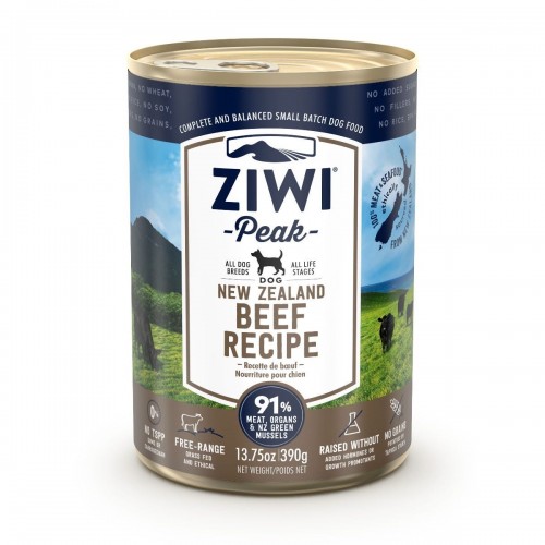 Ziwipeak - 鮮肉狗罐頭 (牛肉配方) 390g (狗濕糧)