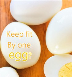 Keep fit by one egg?